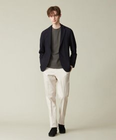 J.PRESS MEN 汗ばむ夏の最適解Tシャツ【UVカット / 接触冷感 】【J.PRESS PREMIUM JERSEY】無地コットン Tシャツ