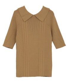 CRAFT STANDARD BOUTIQUE 半袖２ｗａｙリブポロニット