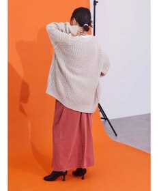 AMERICAN HOLIC ピグメント加工タイトカットスカート