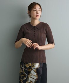 CRAFT STANDARD BOUTIQUE 半袖２ｗａｙリブポロニット