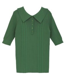 CRAFT STANDARD BOUTIQUE 半袖２ｗａｙリブポロニット