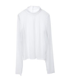 earth music&ecology シアーラメハイネックプルオーバー