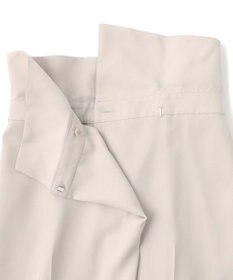 ICB L 【UVケア・接触冷感・速乾・防シワ・洗える】 FluidBackSatin デザインワイドパンツ