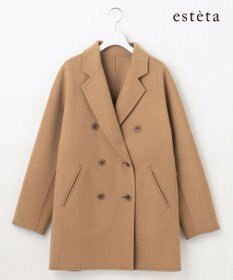 23区 L 【エステータ】ショートビーバー ウールコート