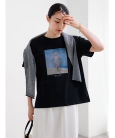 Te chichi マリリンモンロービーチフォトTシャツ