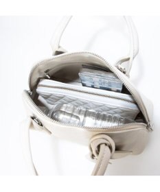 UNBILLION カシュカシュ cachecache / ポーチ付きシェル型ボストン