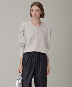 ICB 【洗える】ソフトウールハイゲージ Vネックプルオーバー