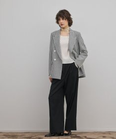 GRACE CONTINENTAL ギンガムダブルジャケット
