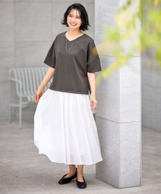 ANY メタルパールレンジネックレス