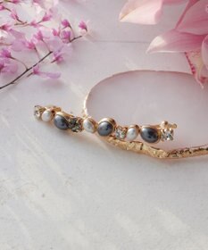 Tiaclasse ストーン＋パール　ワンロウバレッタ