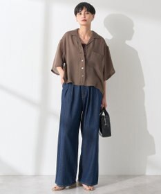 AMERICAN HOLIC ウエストタックデニムパンツ