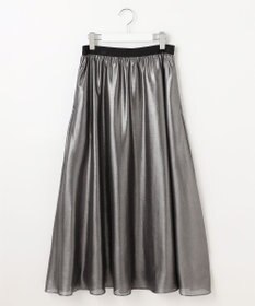 自由区 L 【カタログ掲載】シャイニーギャザー スカート