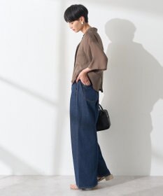 AMERICAN HOLIC ウエストタックデニムパンツ