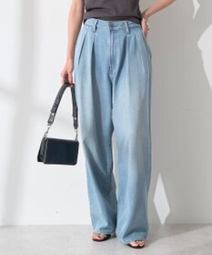 AMERICAN HOLIC ウエストタックデニムパンツ