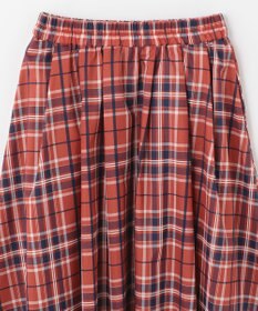 ANY 【ウエストゴム】イージーケアチェック スカート