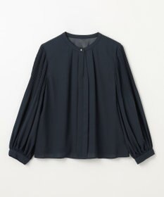 ANY 【洗濯機可/2WAY】プリーツスリーブブラウス