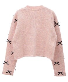 Green Parks ・ＡＮＤＳＥＡＲＣＨ　メニーリボンニットカーディガン