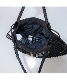 UNBILLION カシュカシュ cachecache / メッセージラメニット2wayバッグ