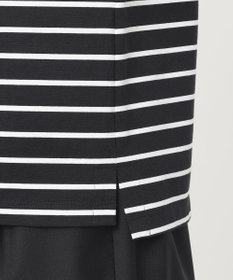 23区 L 【R(アール)】ビジュ― ストライプ ジャージー