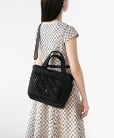 TOCCA 【撥水】CHECKER CLOVER QUILT BAG トートバッグ