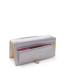 A.D.M.J. 【牛革】イタリアンレザークラックメタルロングウォレット