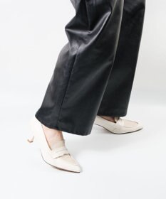 BONTRE 【MIONOTIS/ミオノティス】ヒールモカシンレザーパンプス/726B