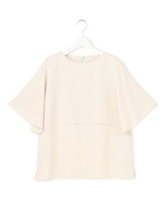 23区 【吸水速乾/UVカット/接触冷感】ストレッチジョーゼット  ケープデザイン カットソー