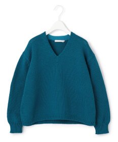 ICB 【洗える】リリヤーンバルキー Vネックニット