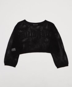 WEGO スプレーロゴジャガードメッシュニット