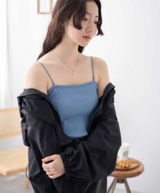 WEGO 【カップ付き】なちゅ盛れカップインショートキャミ