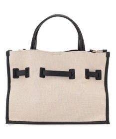 23区 VIOLAd'ORO キャンバス レザーコンビ 2WAY トートバッグ