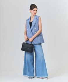 GRACE CONTINENTAL シャンブレーツイードジレ