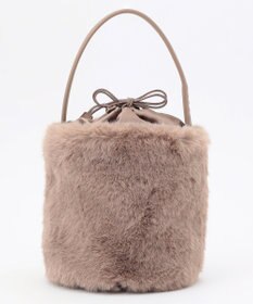 TOCCA 【ショルダー取り外し可能】MILKY TEA FURBAG ファーバッグ