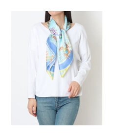 UNBILLION カシュネ cache nez / 横浜アーカイブツイルスカーフ「ベルギーの海」