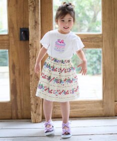 ANY KIDS 総柄フルーツ スカート