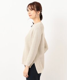 J.PRESS LADIES L 【洗える】コットン地柄 ニット