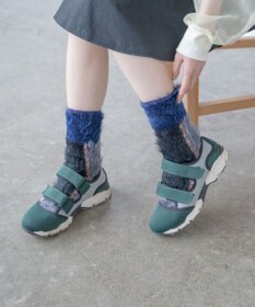 COQ HAPPY PENGUIN リバーシブルファーソックス