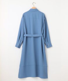 組曲 【サッシュベルト付き】パールボタンシャツワンピース