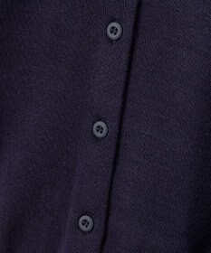 MIKI HOUSE HOT BISCUITS 【100-130cm】綿ニットクルーネックカーディガン(女の子用)