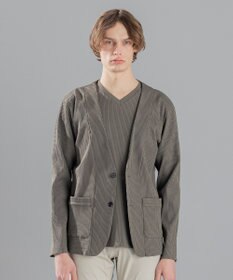 JOSEPH HOMME テックリブストレッチ ノーカラー・カットソージャケット