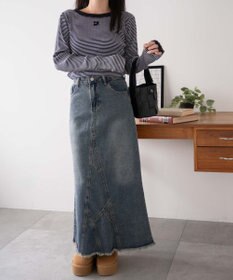 WEGO ワンポイントデザインフィンガーホールリブロンT