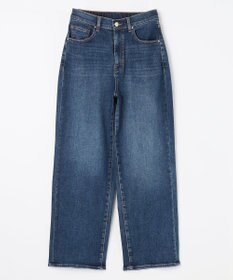 ANY L 【ウエストゴム】ストレートワイドデニム