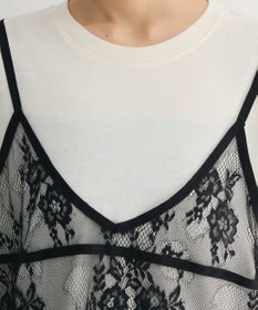 Green Parks レースビスチェドッキングチュニック