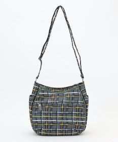 Y'SACCS ドローイングチェックショルダーバッグ