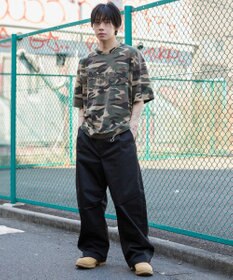 WEGO 【ユニセックス着用ITEM/MLサイズ展開】ブリーチダメージアップリケT（SS）