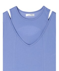 Green Parks カットワークデザインカットソーワンピース