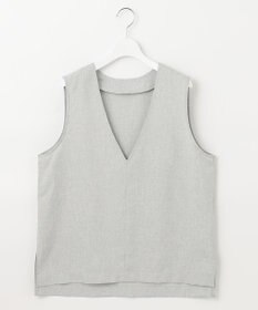 Feroux リネンライクVネック ベスト