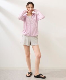 OP／FILA 【FILA】ラッシュガードフルジップ 軽量布帛パーカー