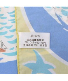 UNBILLION カシュネ cache nez / 横浜アーカイブツイルスカーフ「ベルギーの海」