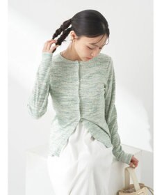 earth music&ecology メランジリブカーディガン